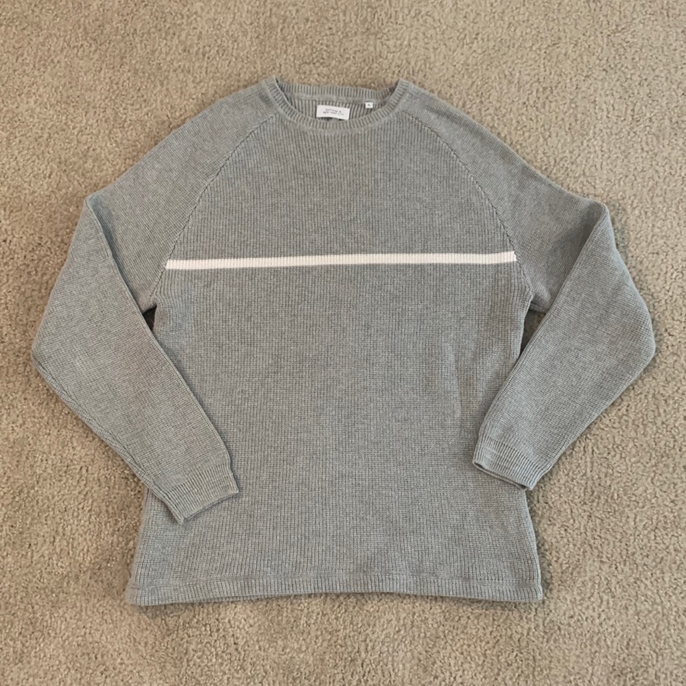 Saturdays New York City gray knit sweater XL